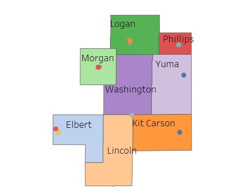 Counties include Logan, Phillips, Yuma, Washington, Morgan, Elbert, Lincoln, Kit Carson